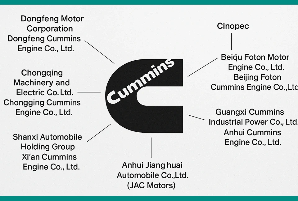 همکاری‌های استراتژیک کامینز (Cummins) در چین - واردات دیزل ژنراتور