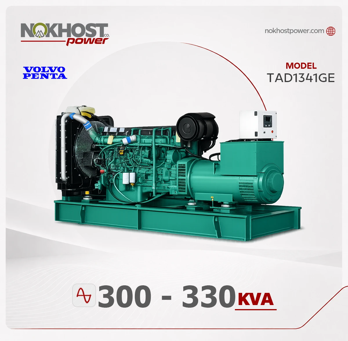 دیزل ژنراتور 330 کاوا ولوو TAD1341GE دیزل ژنراتور 330 کاوا ولوو TAD1341GE