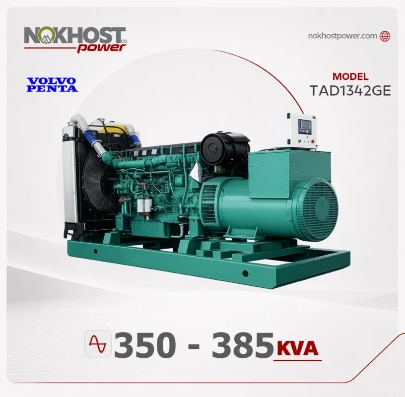 دیزل ژنراتور 385 کاوا ولوو TAD1342GE