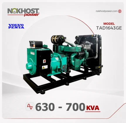 دیزل ژنراتور 700 کاوا ولوو TAD1643GE