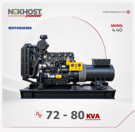 دیزل ژنراتور 80 کاوا موتور سازان تبریز 4.40