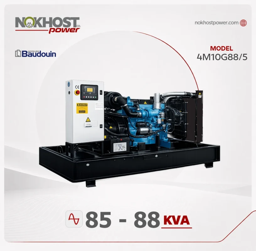 دیزل ژنراتور 88 کاوا بادوین 4M10G88/5