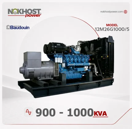 دیزل ژنراتور 1000 کاوا بادوین 12M26G1000/5
