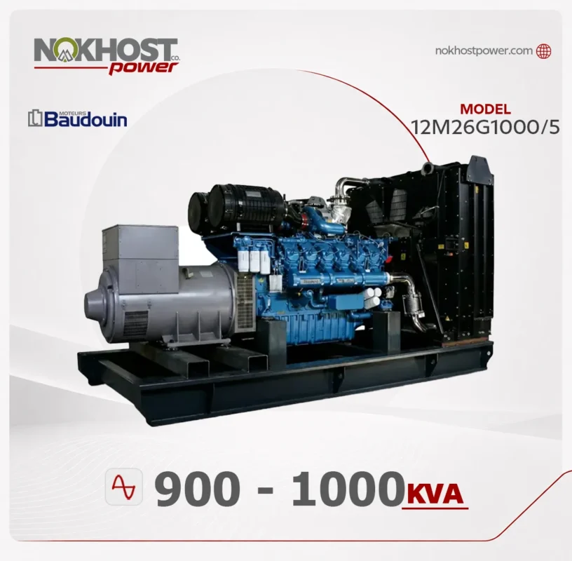 دیزل ژنراتور 1000 کاوا بادوین 12M26G1000/5