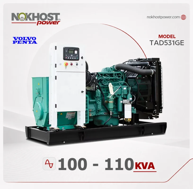 دیزل ژنراتور 110 کاوا ولوو TAD531GE - نخست پاور