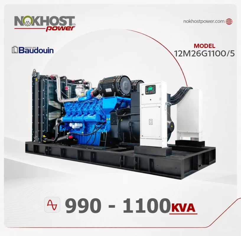 دیزل ژنراتور 1100 کاوا بادوین 12M26G1100/5