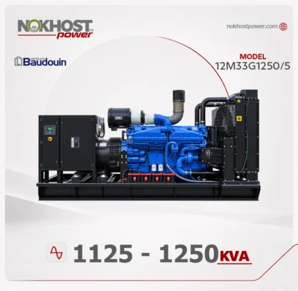 دیزل ژنراتور 1250 کاوا بادوین 12M33G1250/5