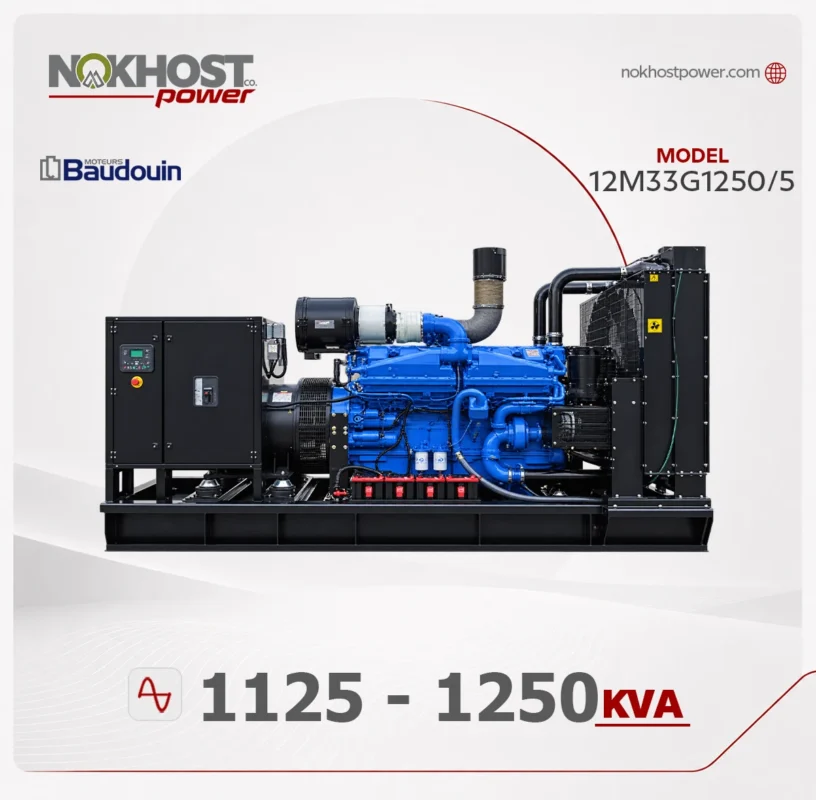 دیزل ژنراتور 1250 کاوا بادوین 12M33G1250/5