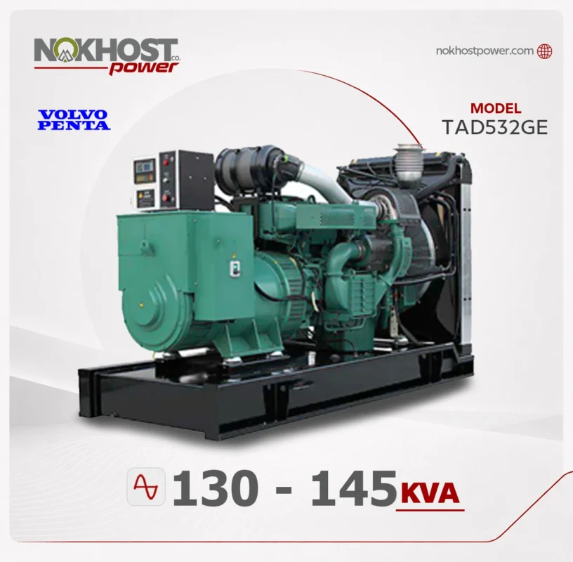 دیزل ژنراتور 145 کاوا ولوو TAD532GE - نخست پاور