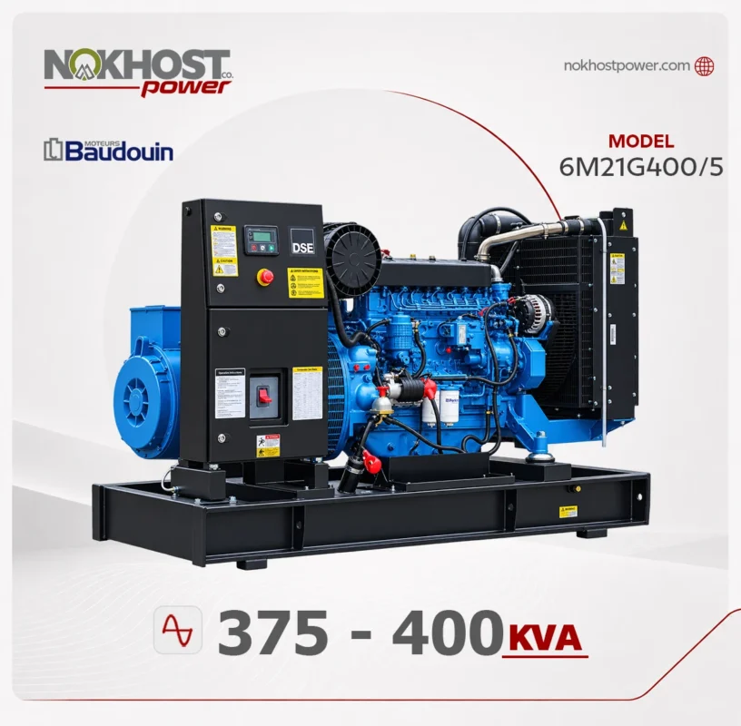 دیزل ژنراتور 400 کاوا بادوین 6M21G400/5