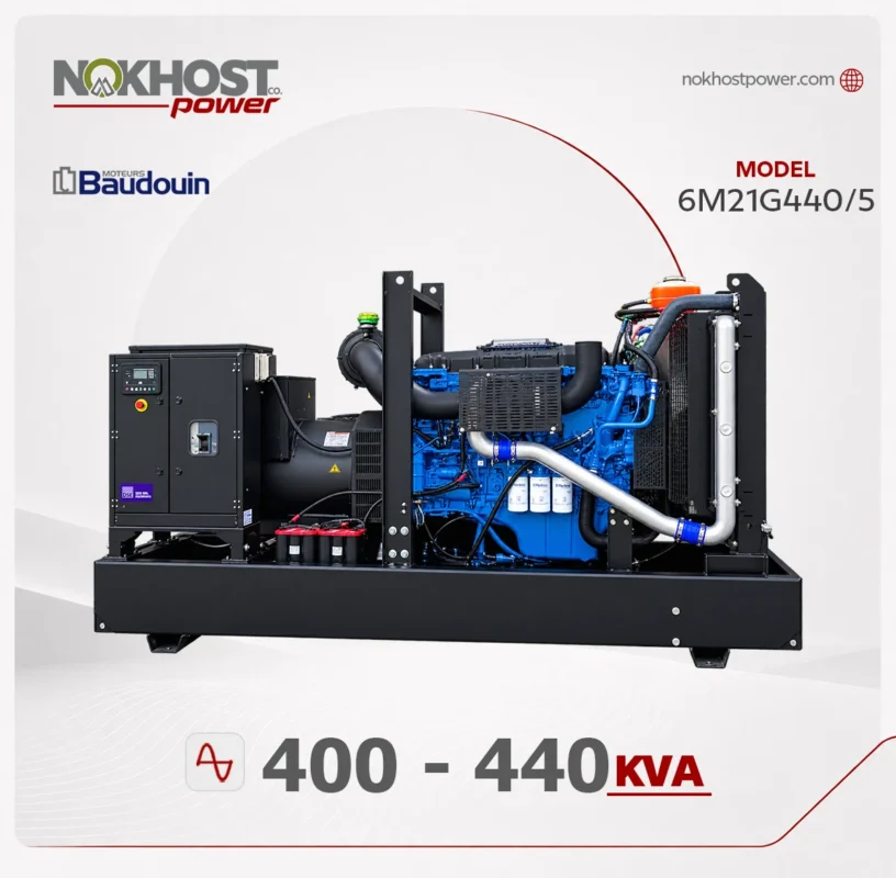 دیزل ژنراتور 440 کاوا بادوین 6M21G440/5