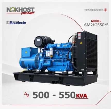 دیزل ژنراتور 550 کاوا بادوین 6M21G550/5
