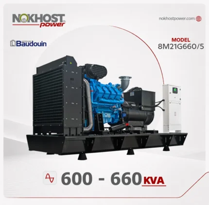 دیزل ژنراتور 660 کاوا بادوین 8M21G660/5
