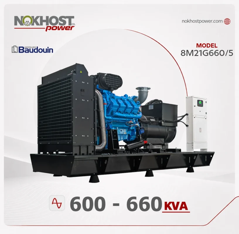 دیزل ژنراتور 660 کاوا بادوین 8M21G660/5