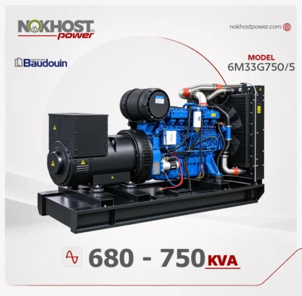 دیزل ژنراتور 750 کاوا بادوین 6M33G750/5