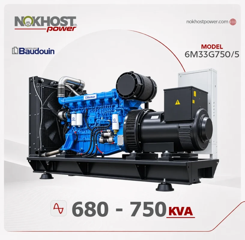 دیزل ژنراتور 825 کاوا بادوین 6M33G825/5