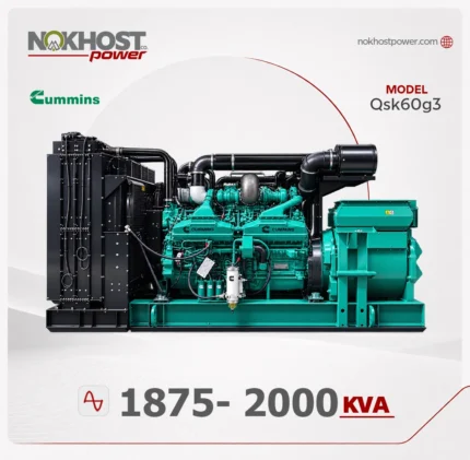 دیزل ژنراتور 2000 کاوا کامینز Qsk60g3