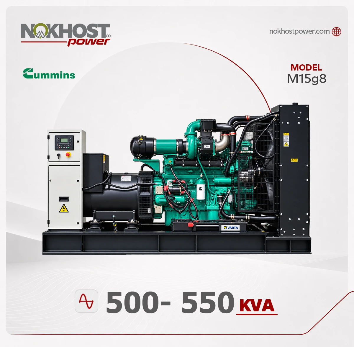 دیزل ژنراتور 550 کاوا کامینز M15g8 دیزل ژنراتور 550 کاوا کامینز M15g8