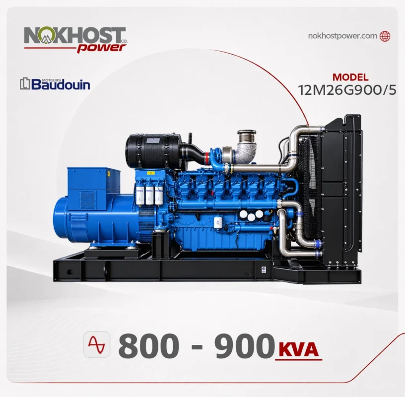 دیزل ژنراتور 900 کاوا بادوین 12M26G900/5